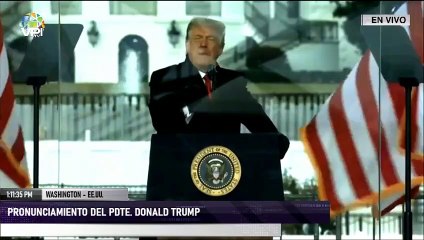 En Vivo desde Washington - Pronunciamiento del presidente Donald Trump