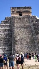 Woman Trespasses Upon Pyramid