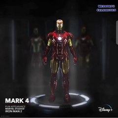 Iron man's Armor Evolution (2008-2019)