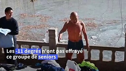 Pékin : bain glacé par des températures polaires