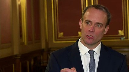 Raab: 'China is violating freedoms' of Hong Kong people