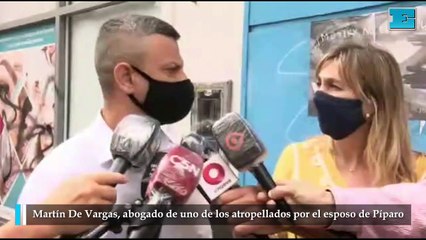 Martín De Vargas, abogado de uno de los atropellados por el esposo de Píparo
