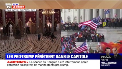 Скачать видео: Dans un tweet, Donald Trump reproche à Mike Pence de ne pas avoir 