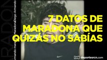 Top 7: datos y curiosidades que no sabías de Diego Maradona