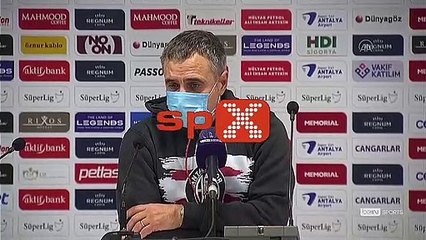 Ersun Yanal: "Biz Antalyaspor'uz, daha iyisi var"
