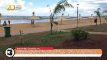 Jornada con altas temperaturas en Misiones y las personas se acercaron las playas de Posadas para hacerle frente al calor