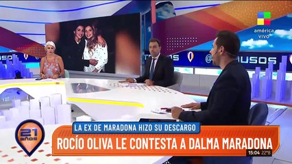 La respuesta de Rocío Oliva a Dalma Maradona