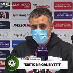 Ersun Yanal: "Kritik bir galibiyetti"