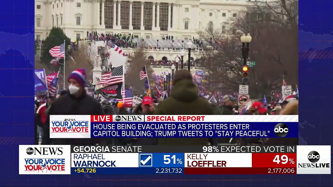 Protests intensify in and outside the US Capitol