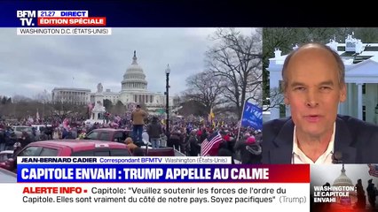 Capitole envahi par des pro-Trump: au moins un blessé grave, selon CNN