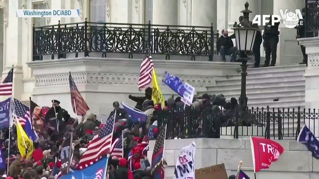 Trump Destekçileri Kongre Binasına Girdi