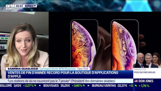 What's up New York : Ventes de fin d'année record pour la boutique d'applications d'Apple - 06/01