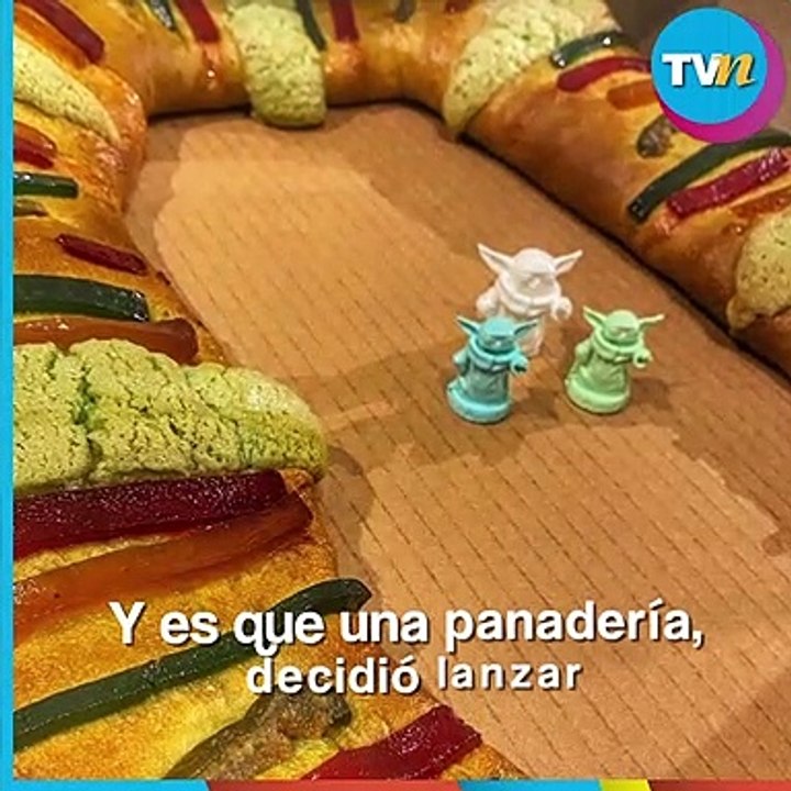 Crean rosca de Reyes de Baby Yoda