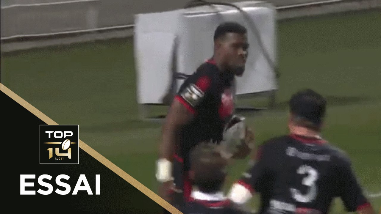 TOP 14 - Essai de Patrick SOBELA (LOU) - Lyon - Montpellier - J7 - Saison 2020/2021