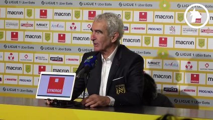 Raymond Domenech juge sa première avec Nantes