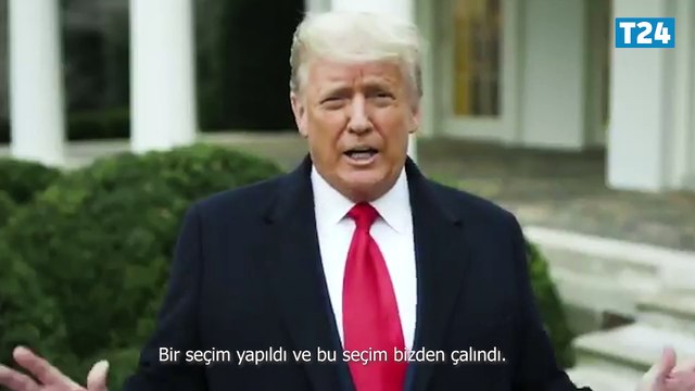 Trump: Seçim bizden çalındı ve bunu herkes biliyor ama şimdi herkes eve gitmek zorunda