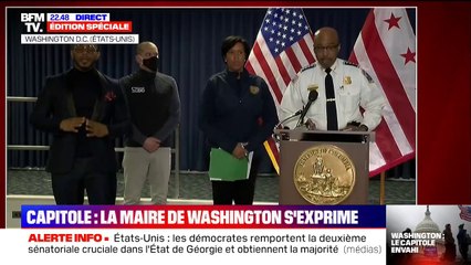 "Si vous violez le cessez-le-feu la police agira en conséquence", assure le chef de la police métropolitaine de Washington D.C.