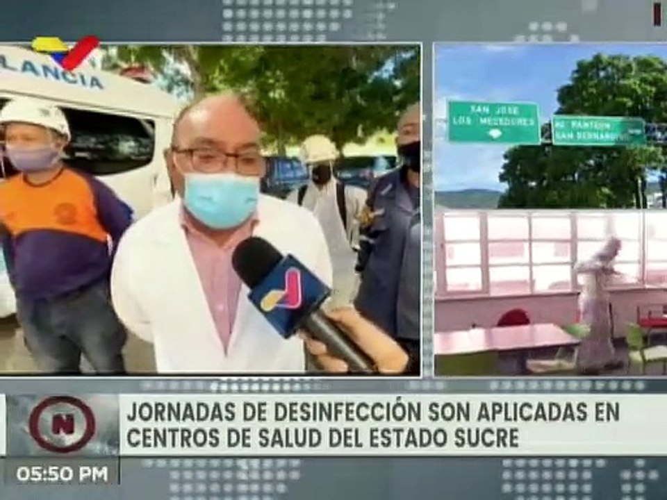 Jornada de desinfección llega al Hospital Universitario Antonio Patricio Alcalá