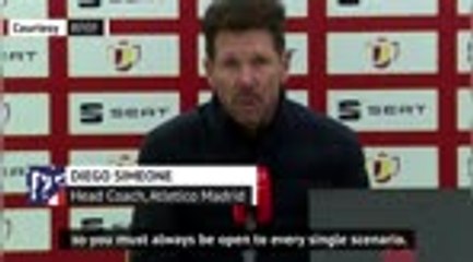 Video herunterladen: Simeone aware of Atleti job security after shock Copa del Rey defeat