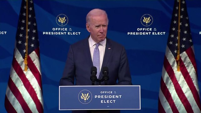 Joe Biden declares US Capitol violence by pro-Donald Trump protestors an 'insurrection'