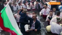 Bulgarians celebrate Epiphany in freezing river
