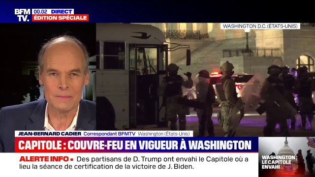 Une femme tuée dans les heurts à Washington lors de l'envahissement du Capitole
