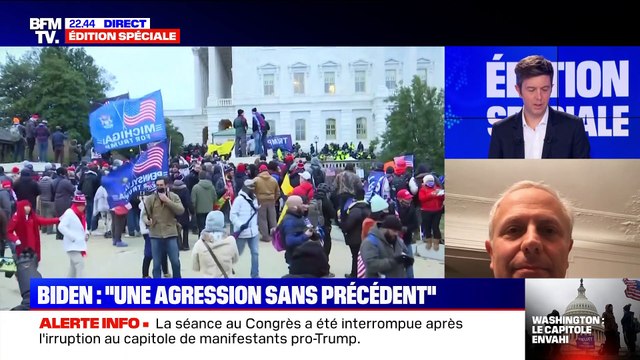Capitole envahi par les pro-Trump : un blessé par balle (2) - 06/01