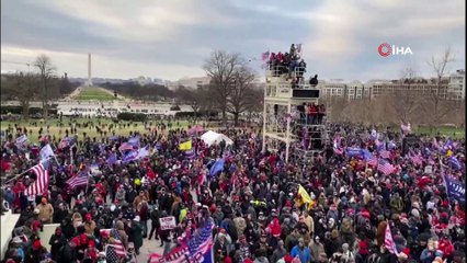- Washington DC’de hareketli gece- Trump destekçileri Kongre Binası’nın bastı