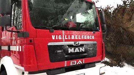 Oropa strada interrotta