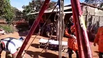 Homem é resgatado após cair em poço de 12 metros, em Sobradinho