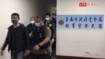 台南地院外糾眾滋事GG了 檢警逮7人送辦（南市刑大提供）