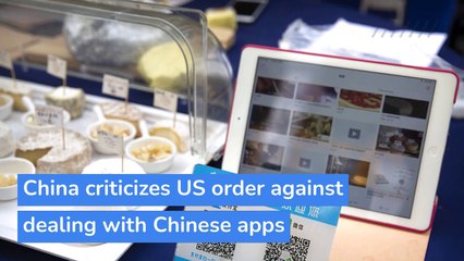 China criticizes US order against dealing with Chinese apps, and other top stories in technology from January 07, 2021.