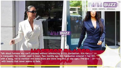 From A Perfect 3 Piece Suit To No Shirt Just Blazer Have A Look At Kim Kardashians Hottest Looks_