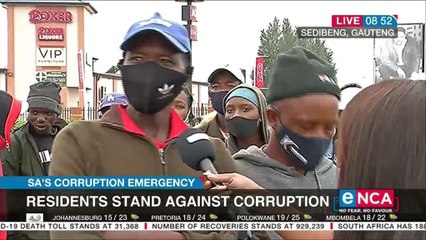 Emfuleni residents protest against corruption