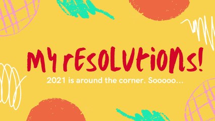 My resolutions