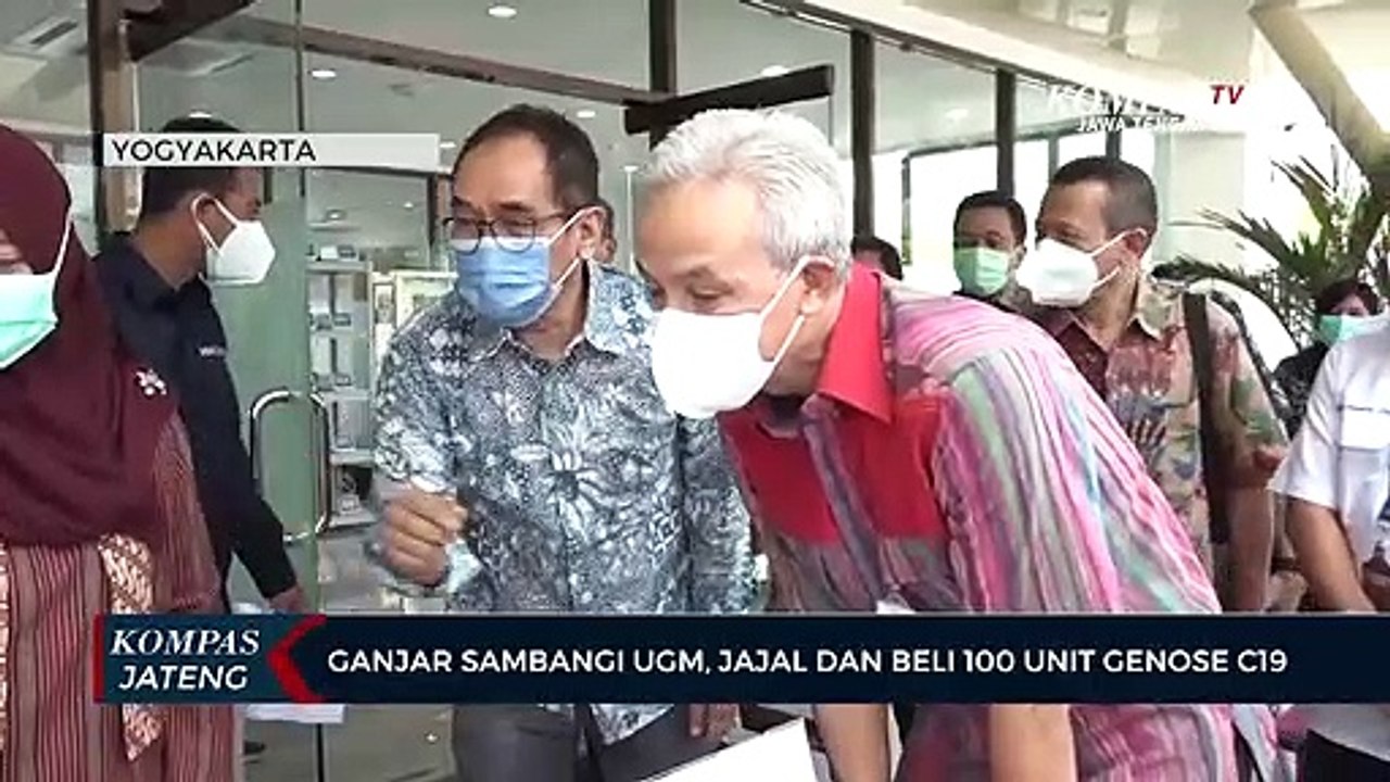 Ganjar Sambangi UGM, Beli 100 Unit GeNose C19