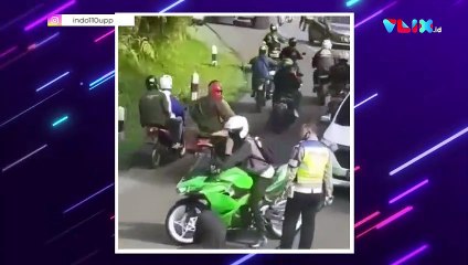 Viral Polisi Pukul Pemotor di Subang, Razia Sunmori?