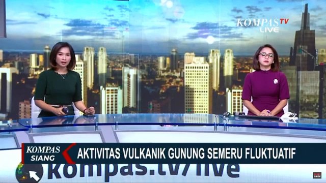 Aktivitas Vulkanik Gunung Semeru Masih Fluktuatif