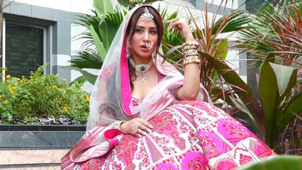 Mahira Sharma looks beautiful in bridal photoshoot ; Watch video | Boldsky