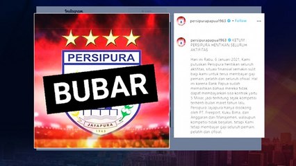 Karena Ini Sponsor Utama Persipura Menarik Diri
