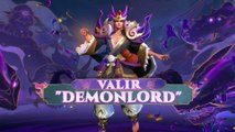 Valir New COLLECTOR Skin  Demonlord  Mobile Legends Bang Bang