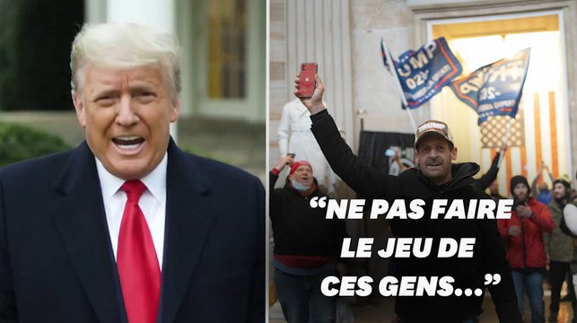 Trump appelle ses partisans au calme après le chaos au Capitole