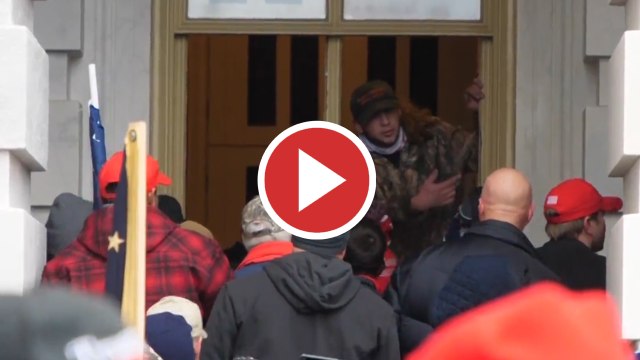 Así entraron los partidarios de Trump al Capitolio