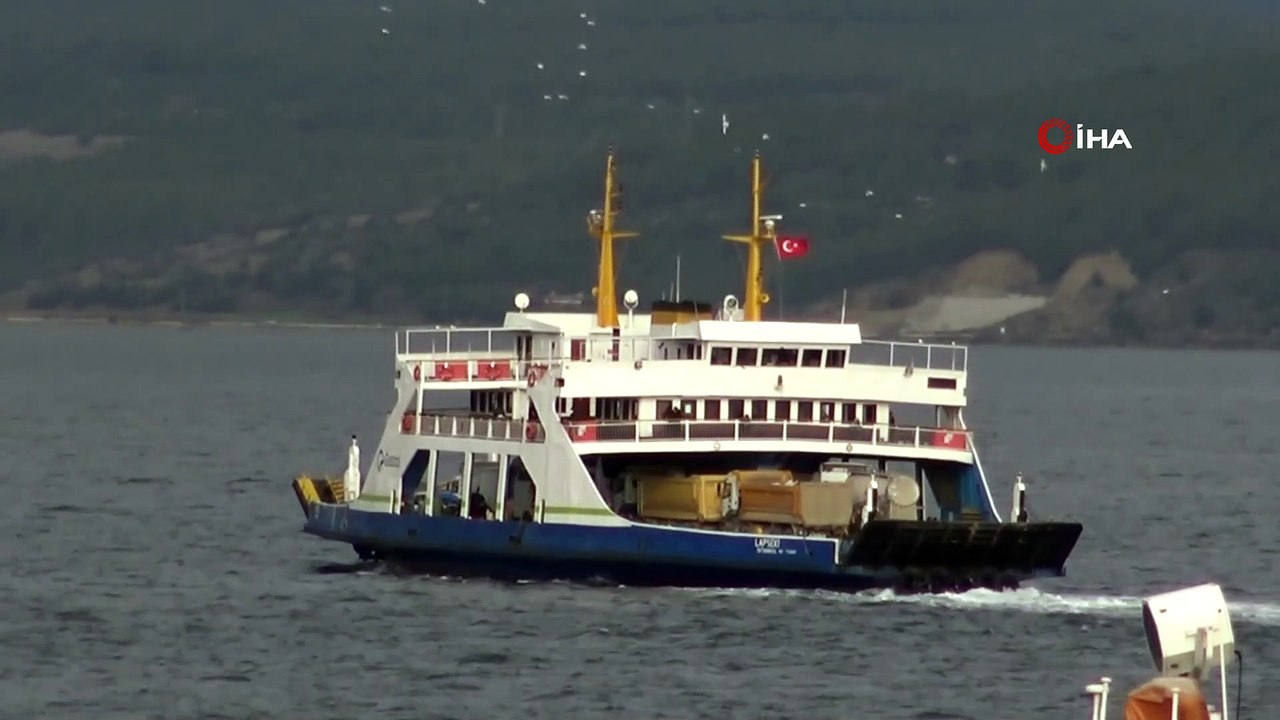 Gökçeada’ya planlanan tüm feribot seferleri iptal