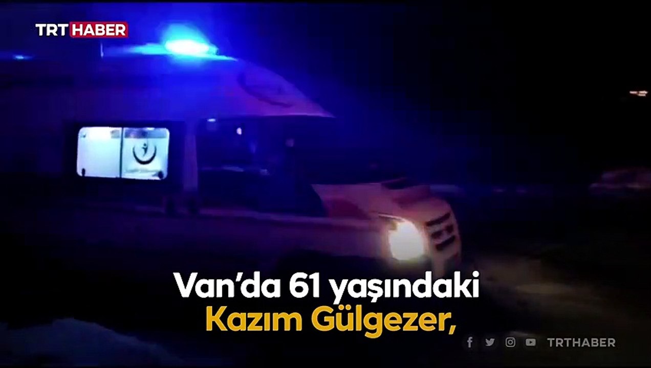 Polis helikopteri kalp krizi geçiren hastanın imdadına yetişti