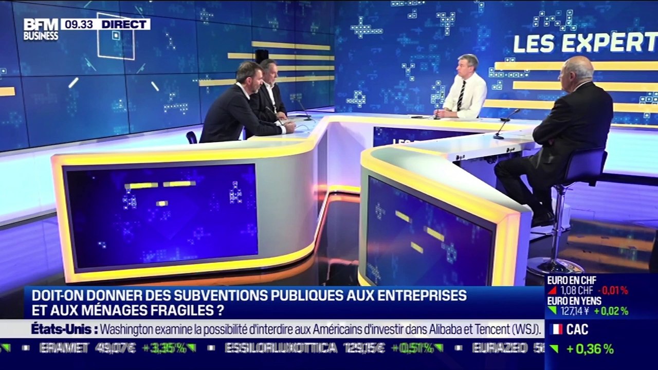 Les Experts : Doit-on donner des subventions publiques aux entreprises et aux ménages fragiles ? - 07/01