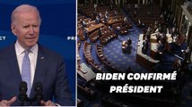 La victoire de Biden confirmée par le Congrès après le chaos au Capitole
