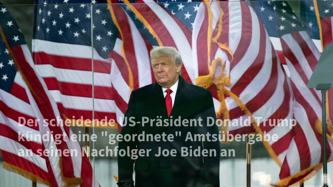 Trump verspricht 'geordnete' Amtsübergabe an Biden