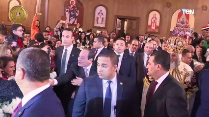 تهنئة الرئيس السيسي للأخوة الأقباط "كل عام وأنتم بخير