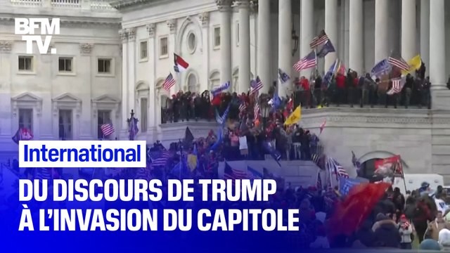 Du discours de Trump à l’invasion du Capitole: le récit d’un 6 janvier chaotique à Washington